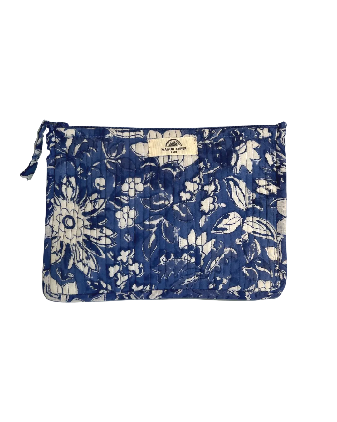 Maison Jaipur Paris - Pochette Bombay Bleu en voile de coton