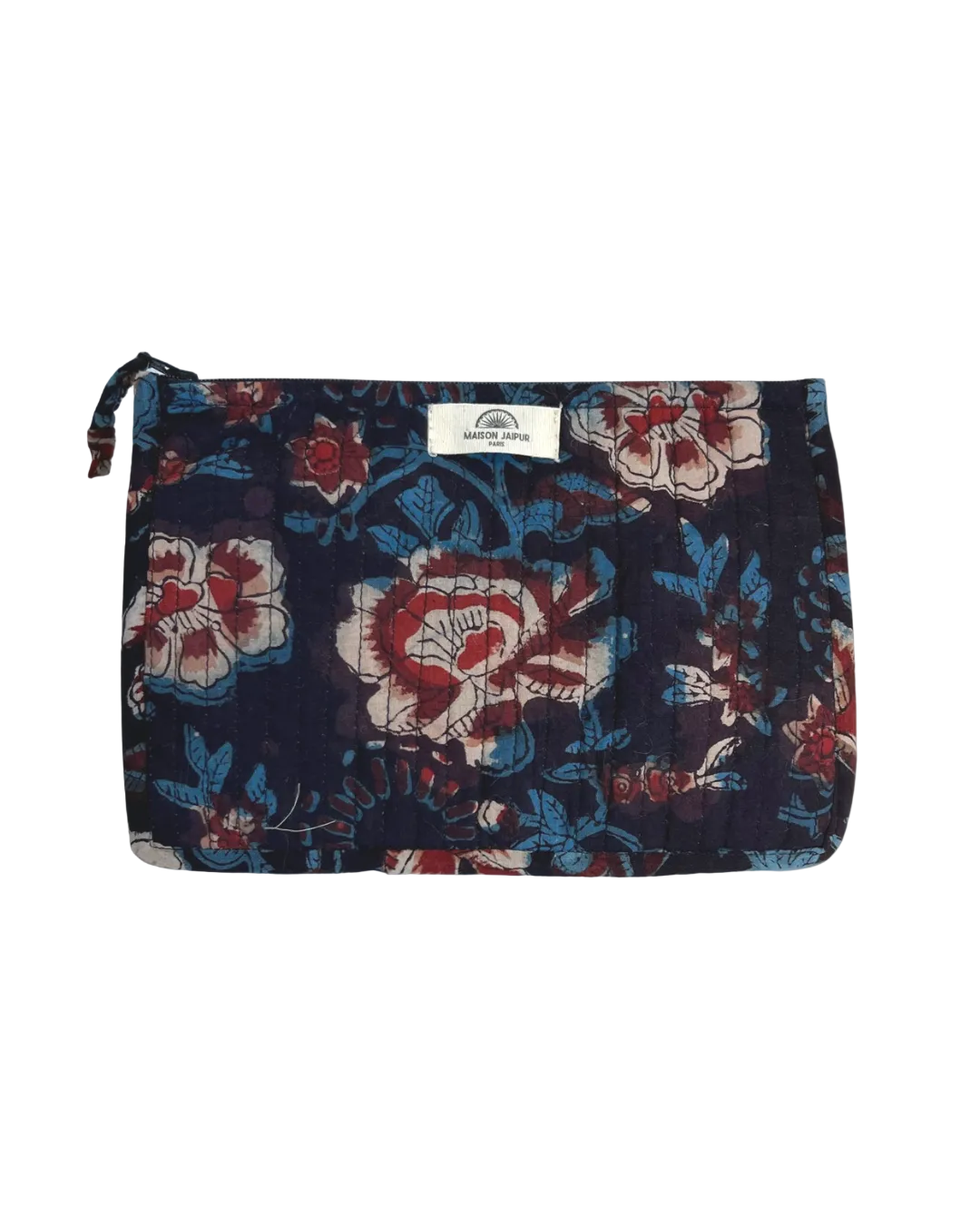 Maison Jaipur Paris - Pochette Bombay Bleu en voile de coton