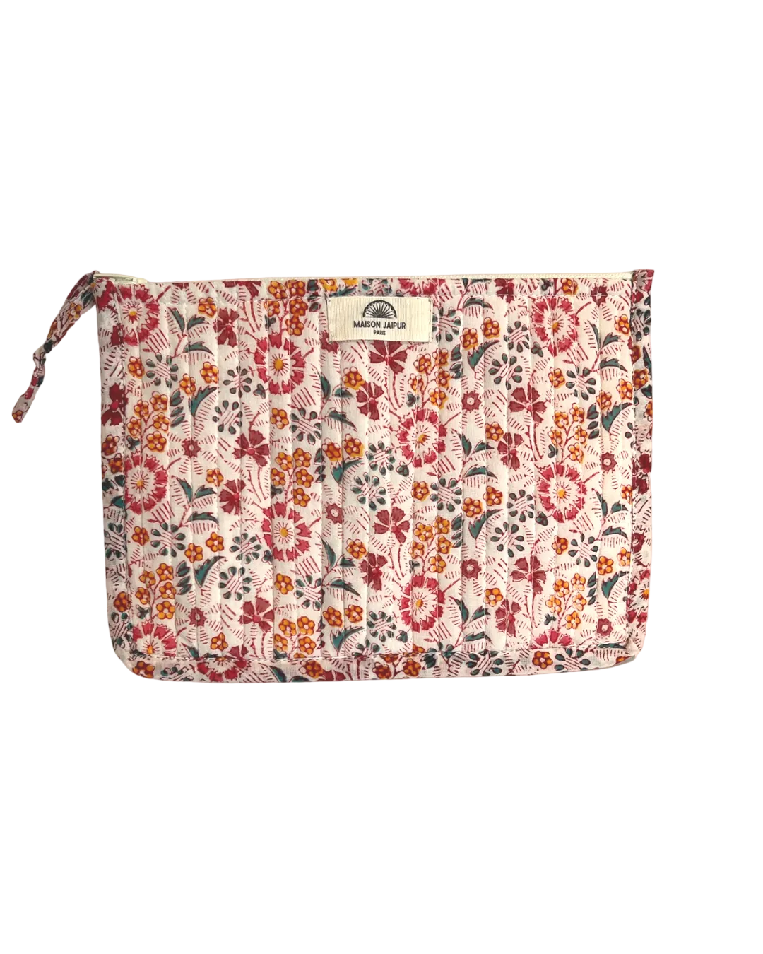 Maison Jaipur Paris - Pochette Bombay Blanc en voile de coton