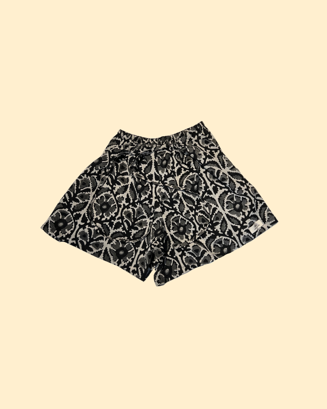 Maison Jaipur Paris - Short Goa Noir en voile de coton