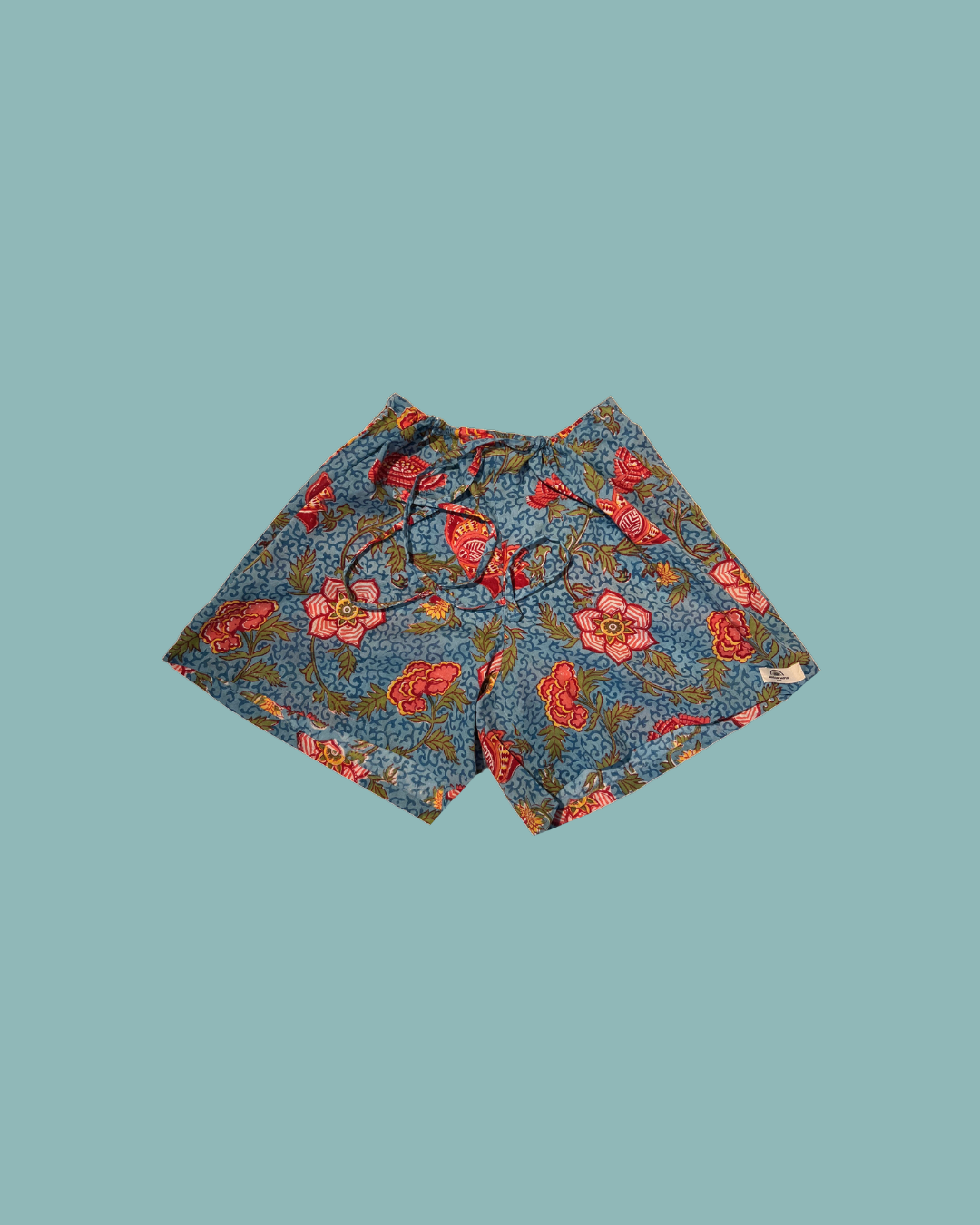 Maison Jaipur Paris - Short Goa Bleu en voile de coton