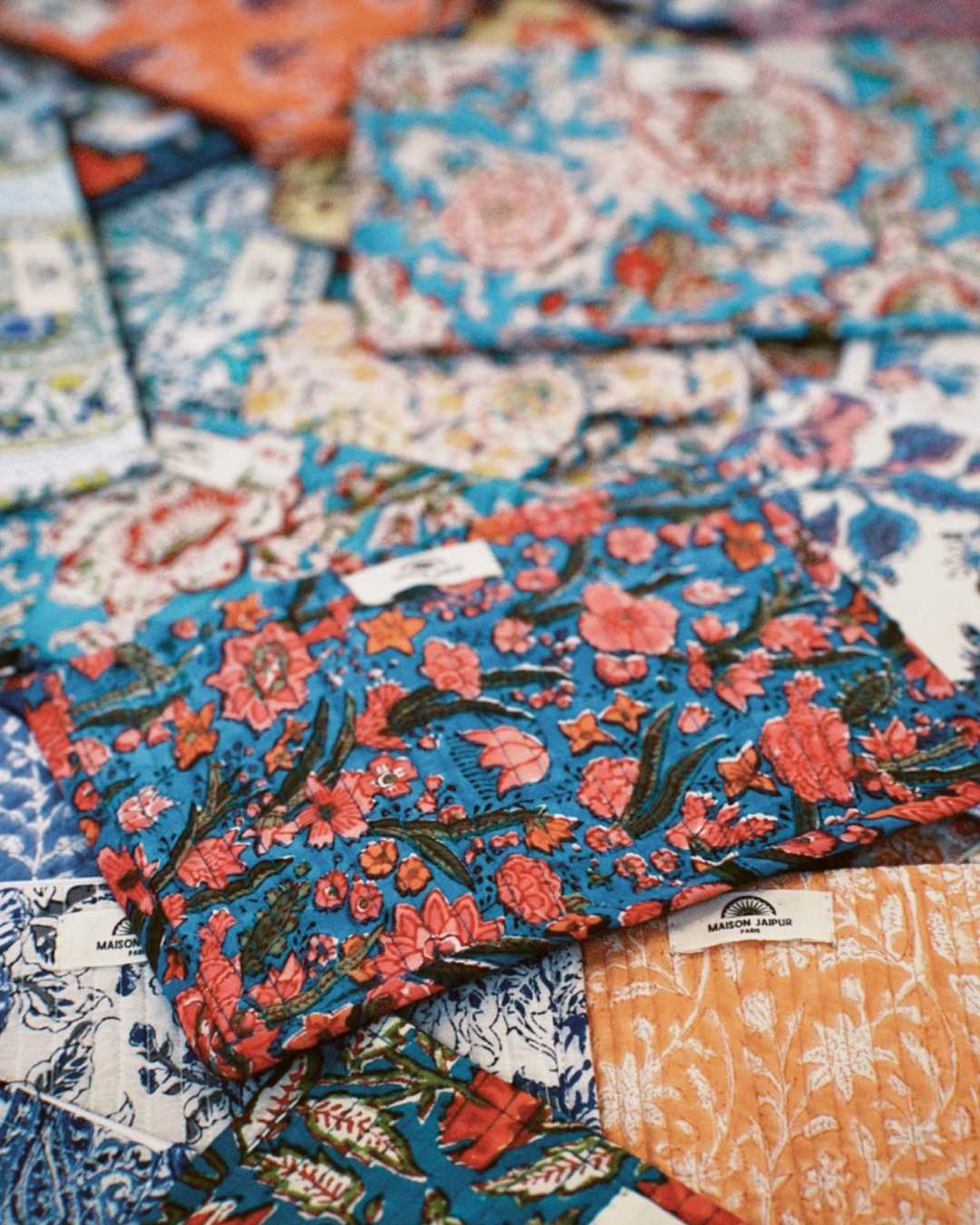 Maison Jaipur Paris - Pochette Bombay en voile de coton