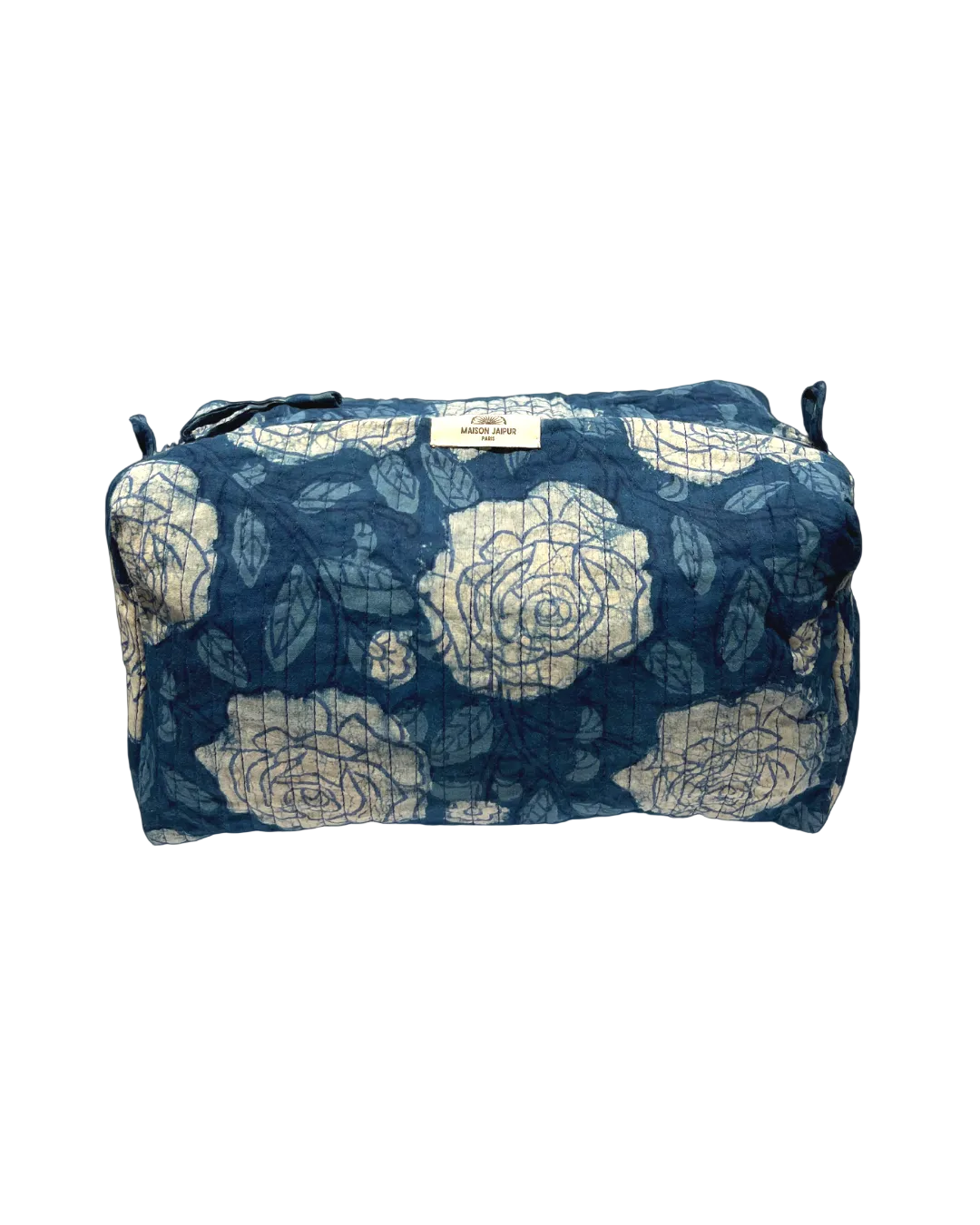 Maison Jaipur Paris - Pouch Delhi L Bleu en voile de coton