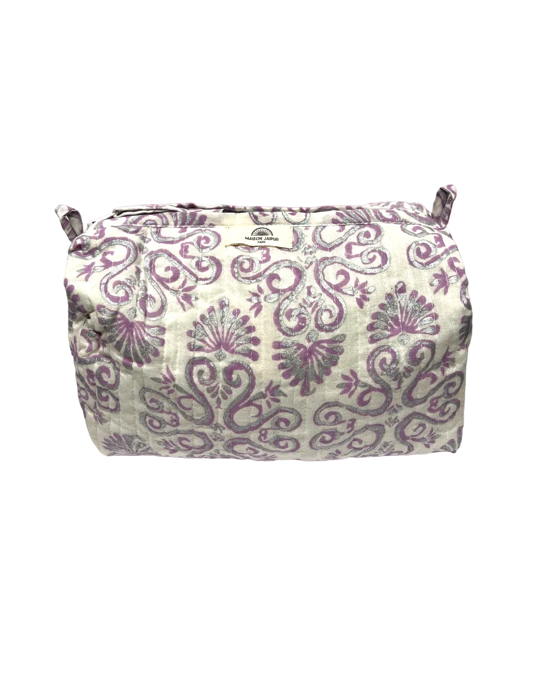 Maison Jaipur Paris - Pouch Delhi M Blanc en voile de coton