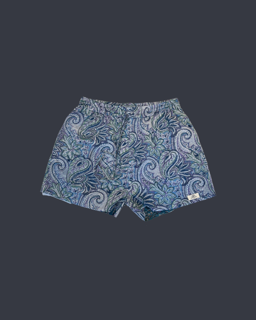 Maison Jaipur Paris - Short Jaipur Bleu en voile de coton