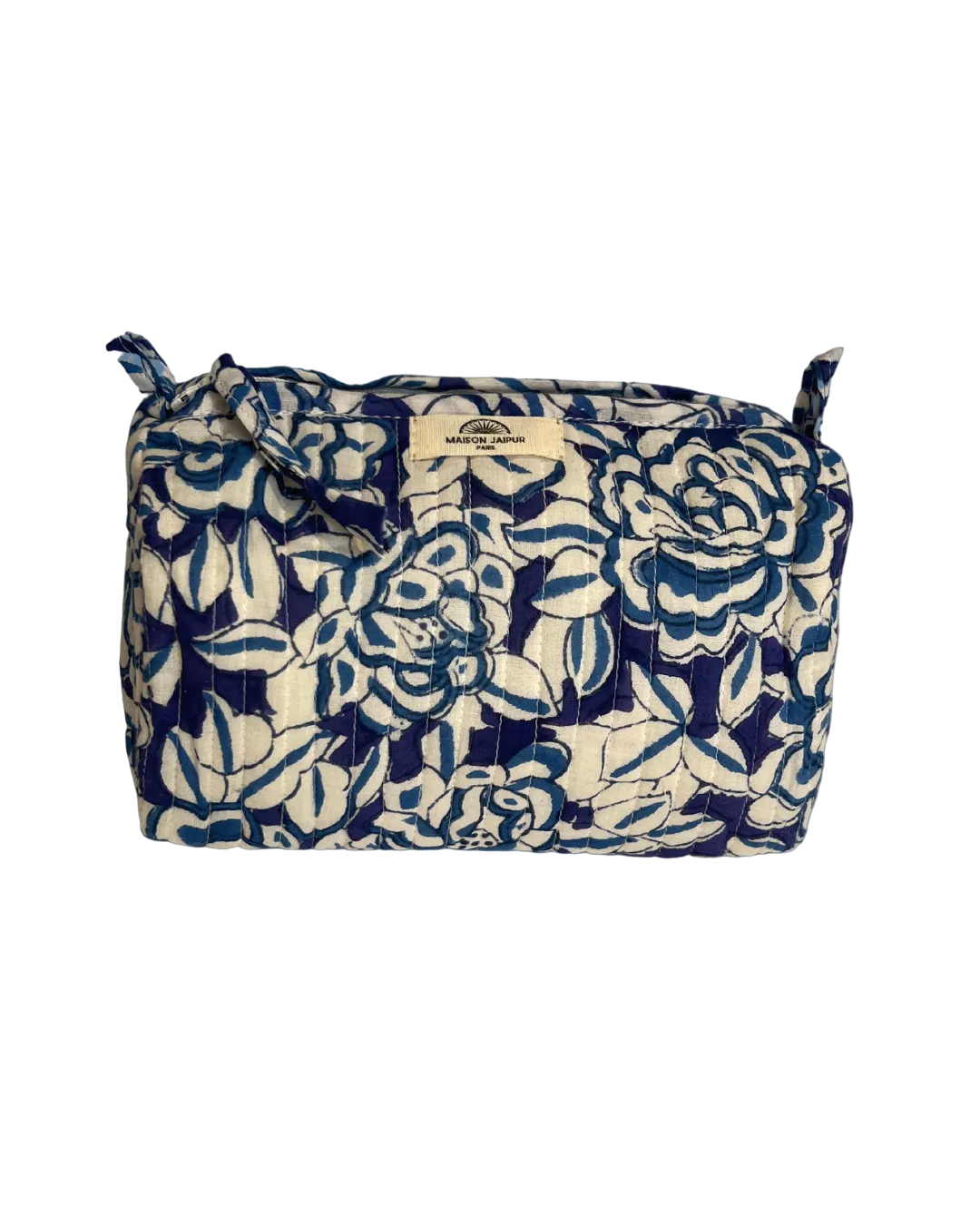 Maison Jaipur Paris - Pouch Delhi S Bleu en voile de coton
