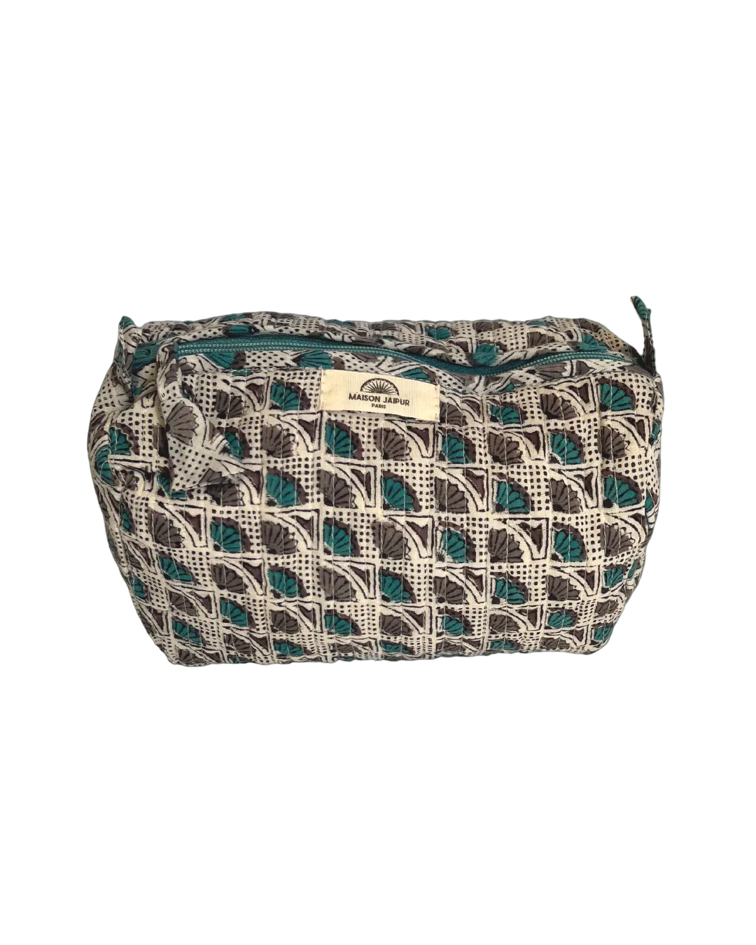 Maison Jaipur Paris - Pouch Delhi S Blanc en voile de coton