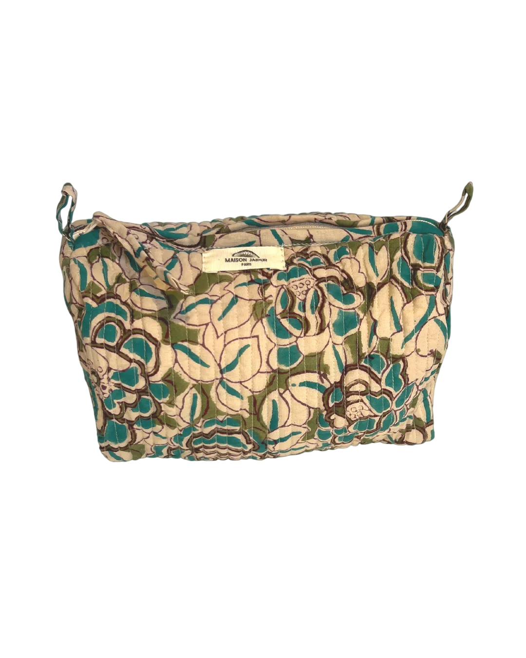 Maison Jaipur Paris - Pouch Delhi S Blanc en voile de coton