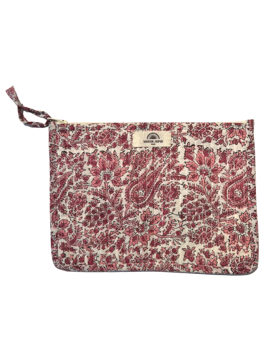 Maison Jaipur Paris - Pochette Bombay Rose en voile de coton