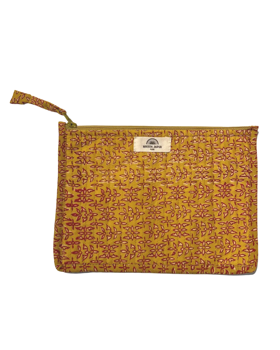 Maison Jaipur Paris - Pochette Bombay Orange en voile de coton