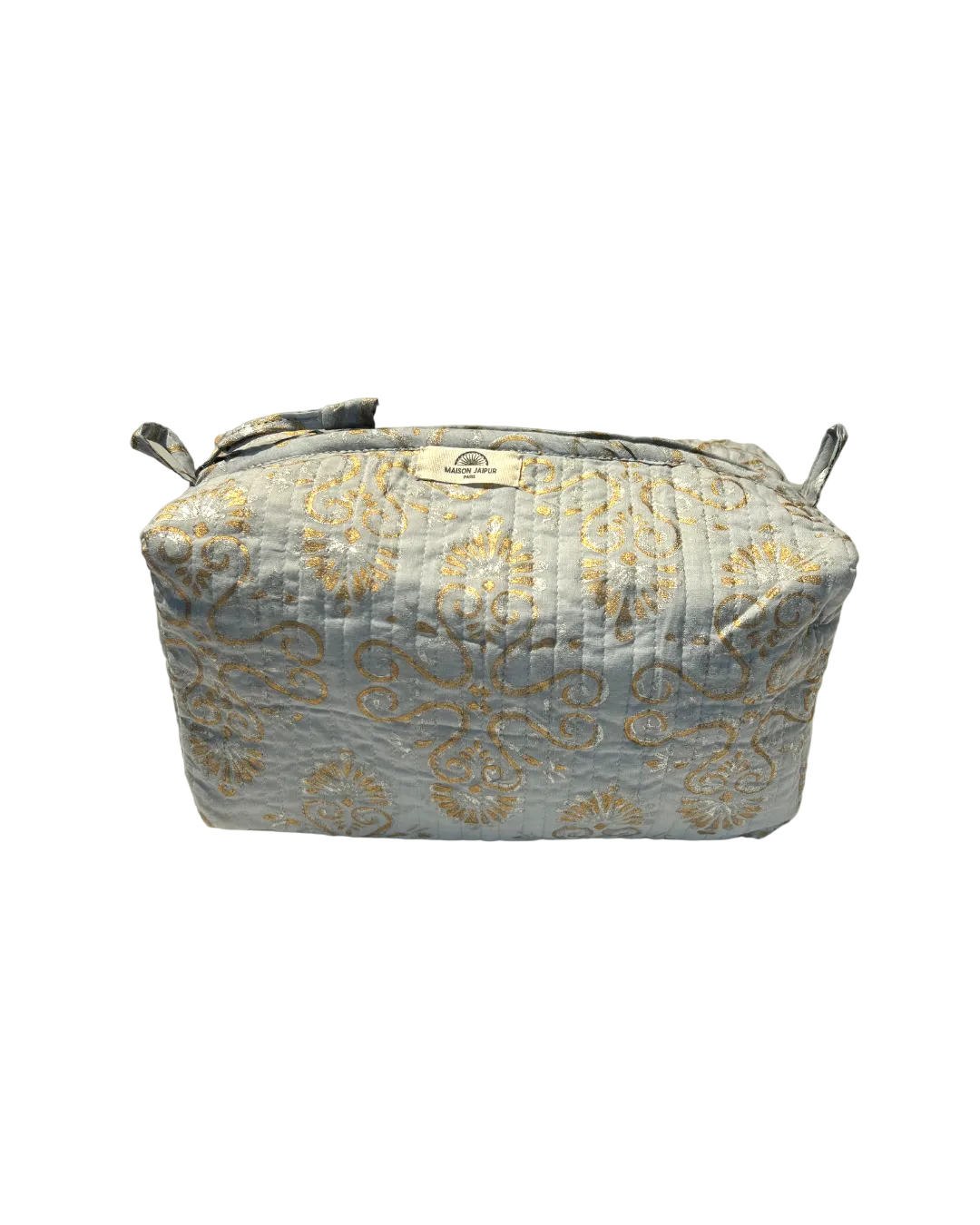 Maison Jaipur Paris - Pouch Delhi L Bleu en voile de coton