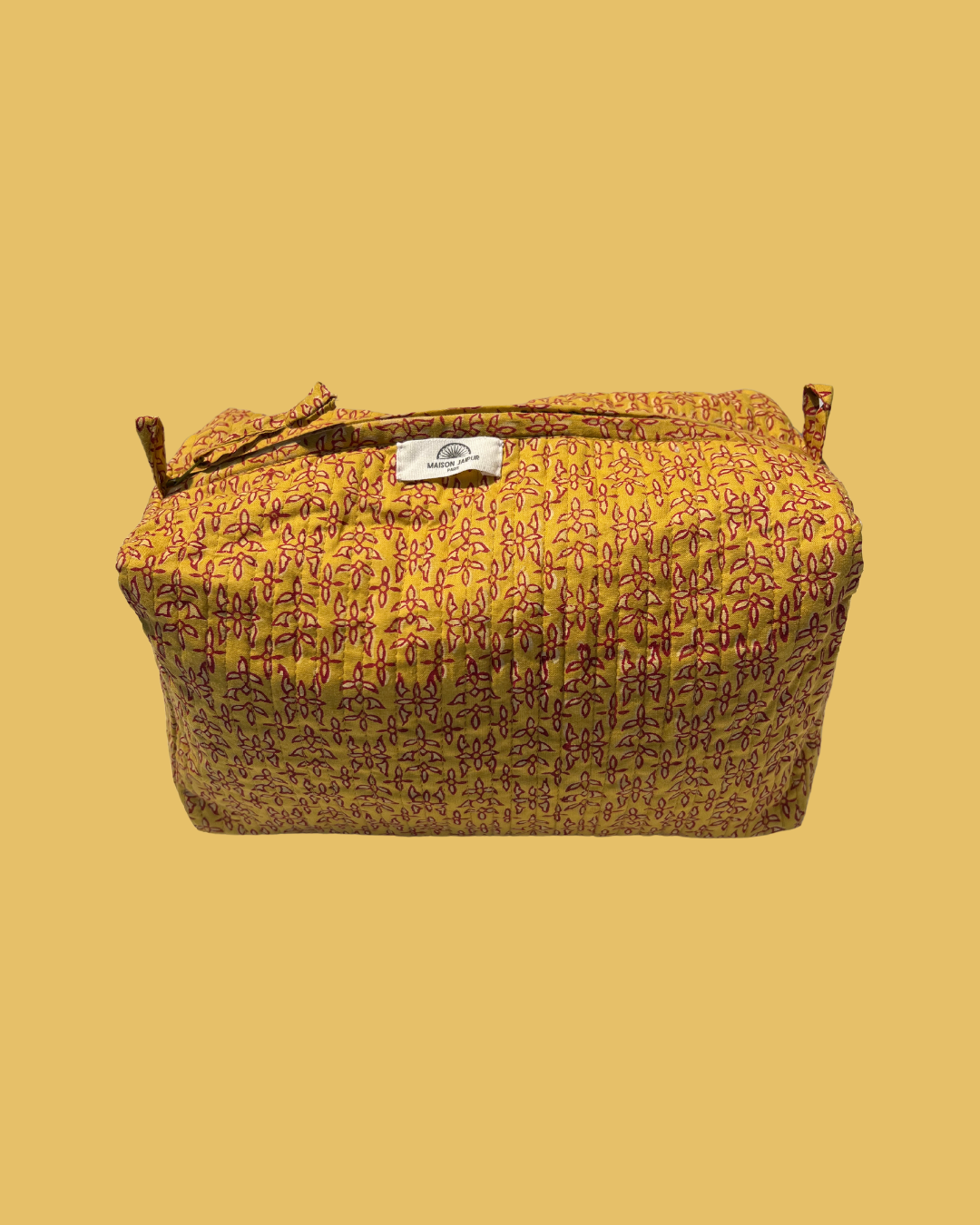 Maison Jaipur Paris - Pouch Delhi L Orange en voile de coton