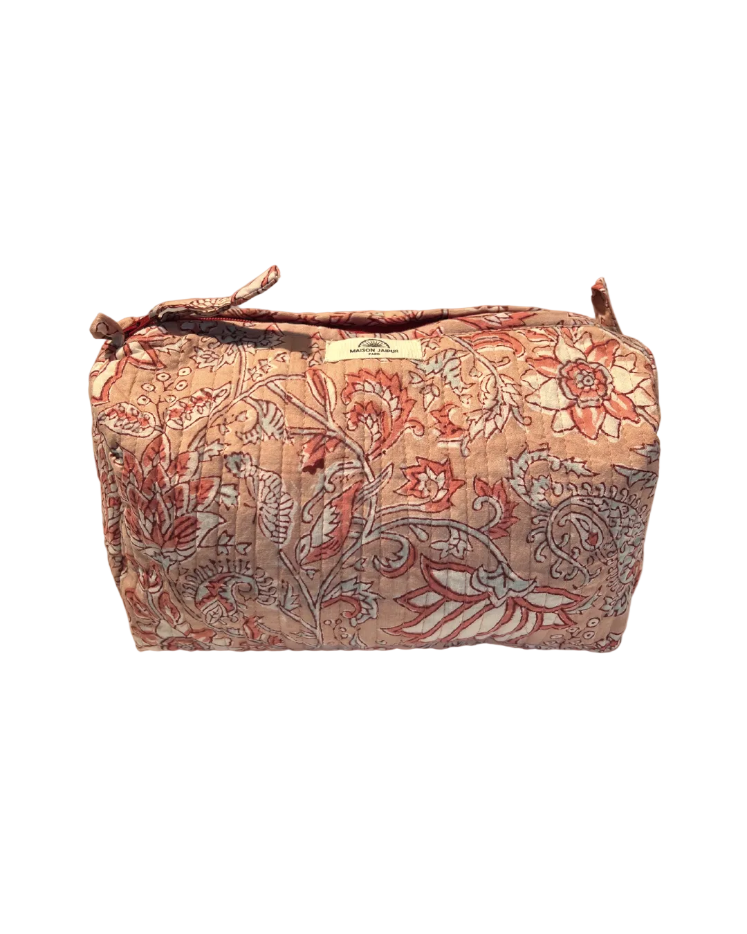 Maison Jaipur Paris - Pouch Delhi M Rose en voile de coton