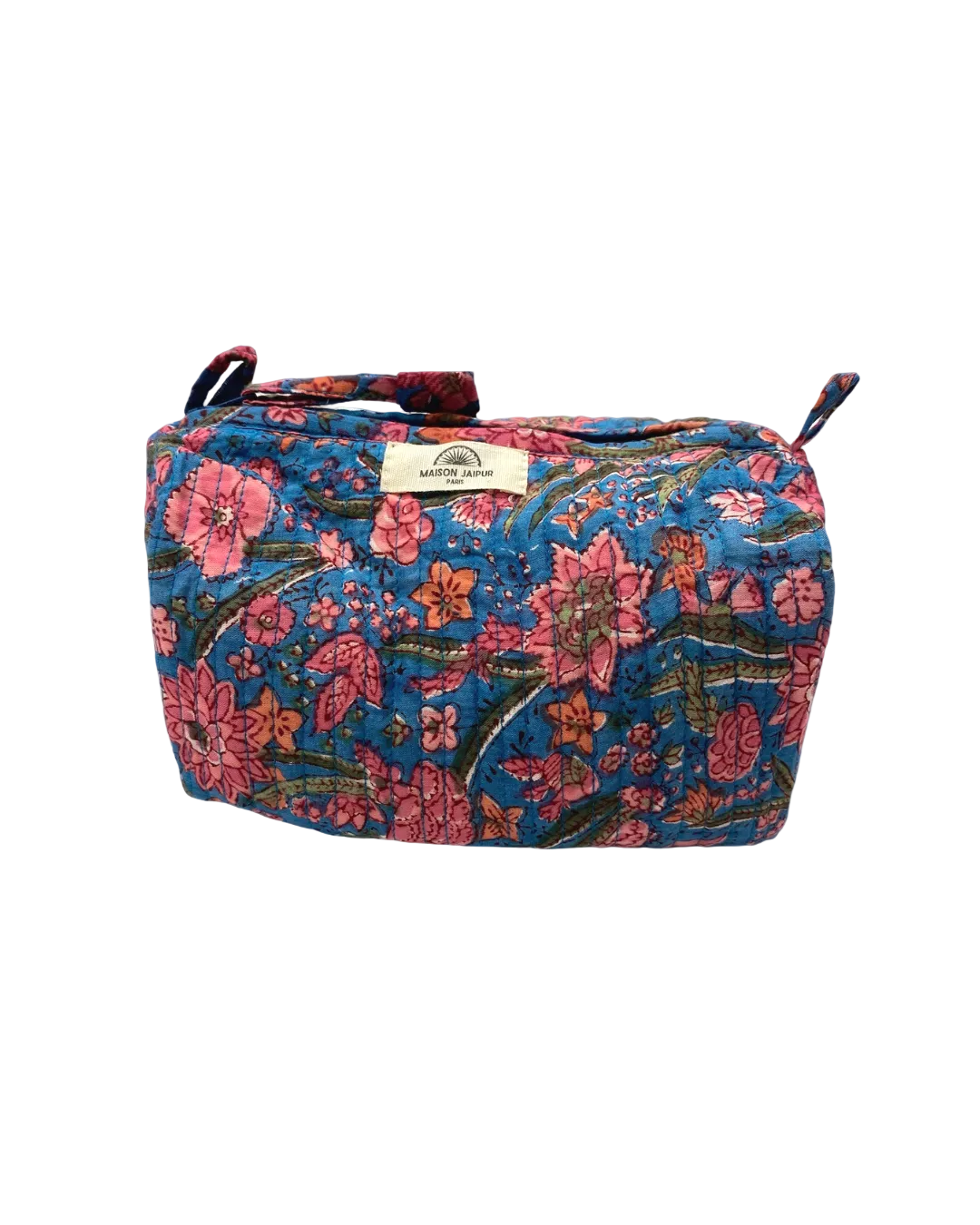 Maison Jaipur Paris - Pouch Delhi S Bleu en voile de coton