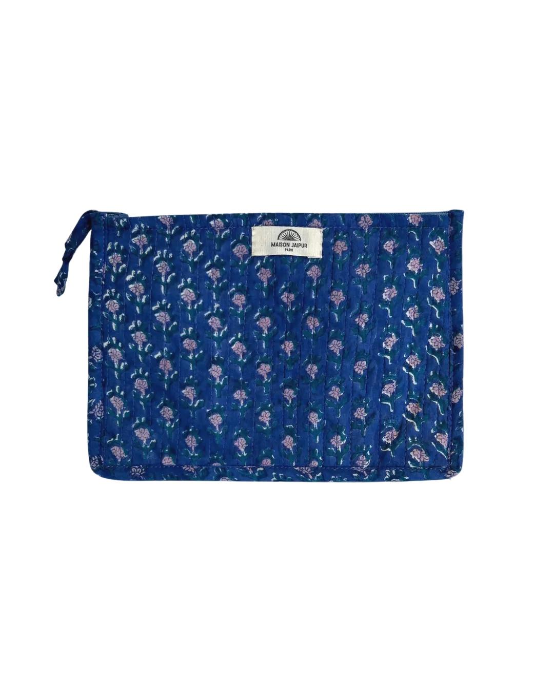 Maison Jaipur Paris - Pochette Bombay Bleu en voile de coton