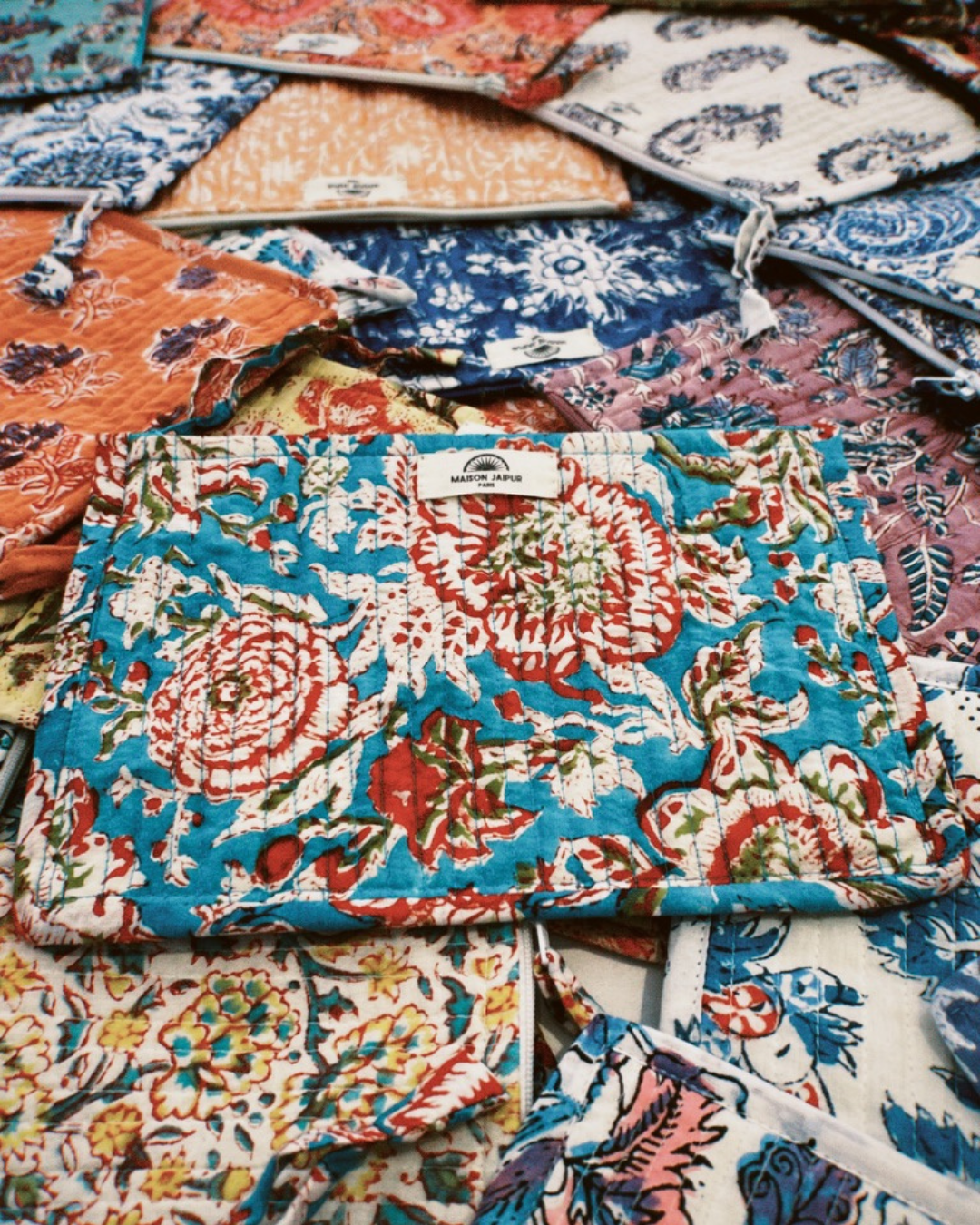 Maison Jaipur Paris - Pochette Bombay en voile de coton