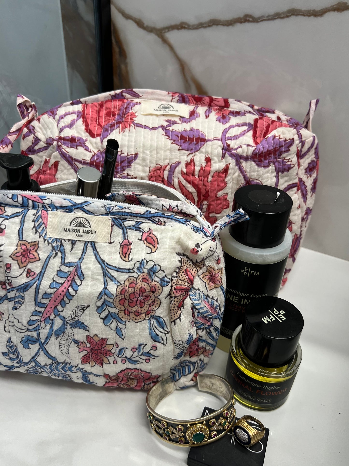 Maison Jaipur Paris - Pouch Delhi S en voile de coton