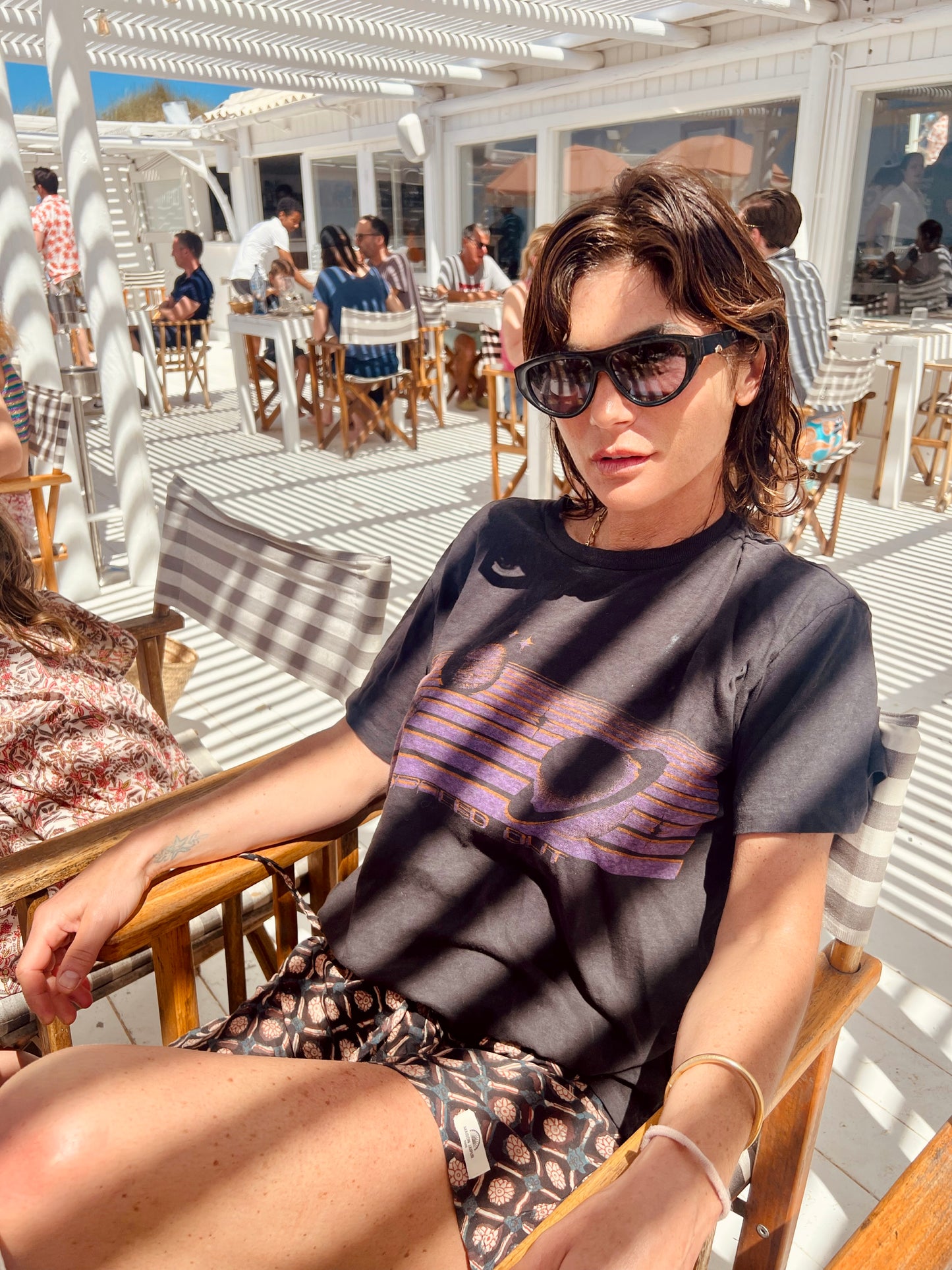 Maison Jaipur Paris - Short Goa Noir en voile de coton