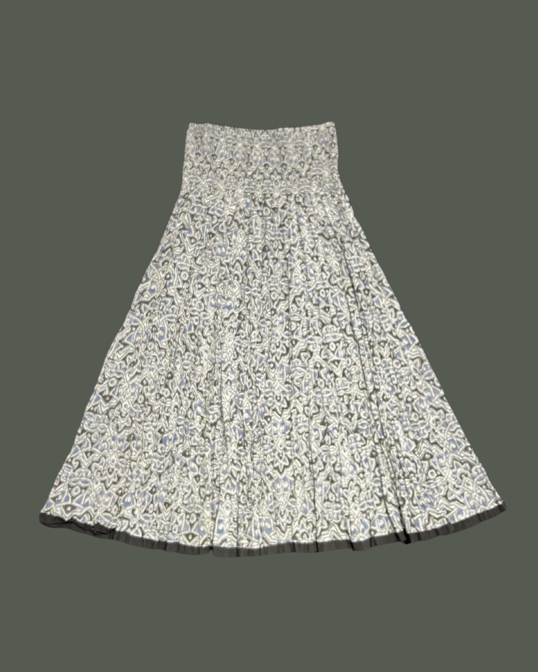 Maison Jaipur Paris - Jupe Calcutta Blanc en voile de coton