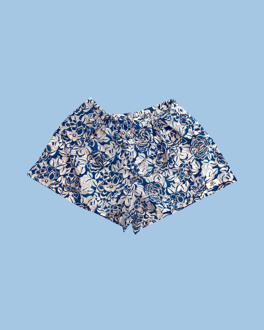 Maison Jaipur Paris - Short Goa Bleu en voile de coton