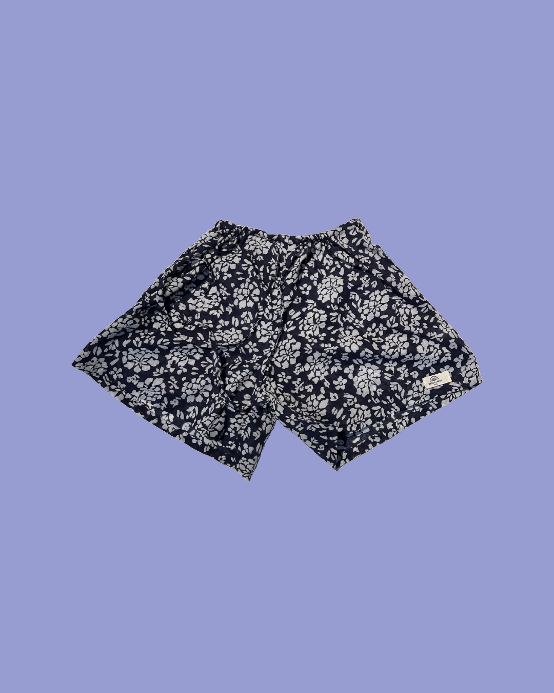 Maison Jaipur Paris - Short Goa Noir en voile de coton