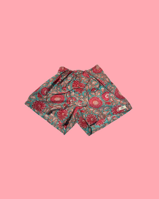Maison Jaipur Paris - Short Goa Bleu en voile de coton