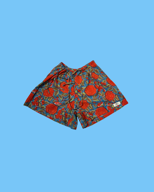 Maison Jaipur Paris - Short Goa Bleu en voile de coton