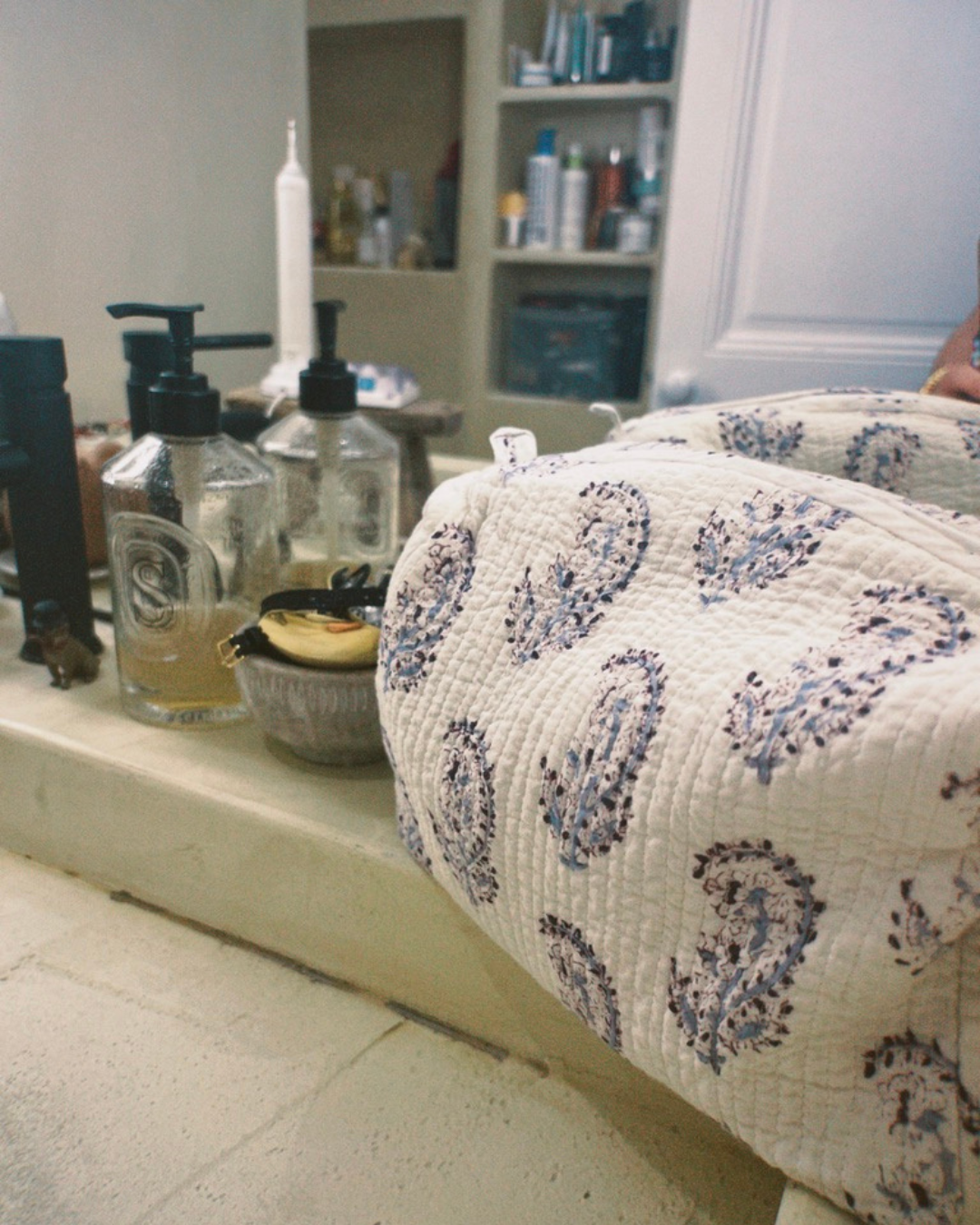 Maison Jaipur Paris - Pouch Delhi L en voile de coton