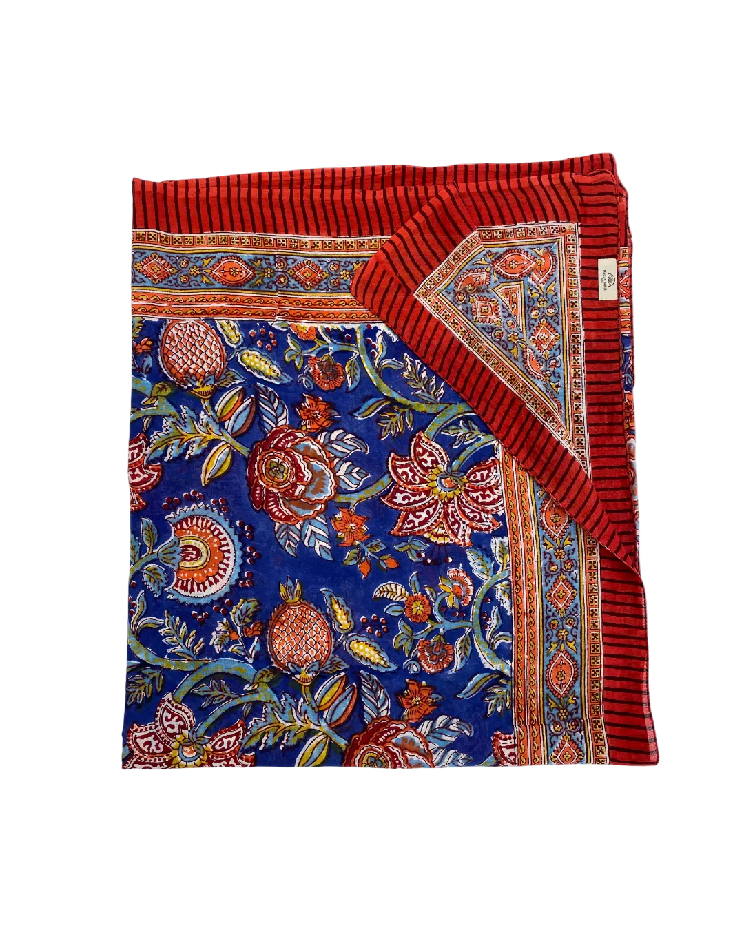 Maison Jaipur Paris - Pareo Pondichery Rouge en voile de coton