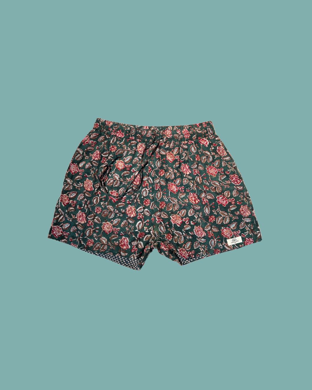  Maison Jaipur Paris - Short Jaipur Vert en voile de coton