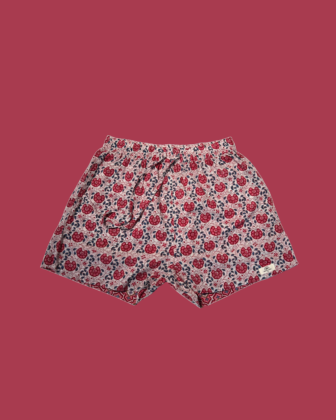  Maison Jaipur Paris - Short Jaipur Rouge en voile de coton