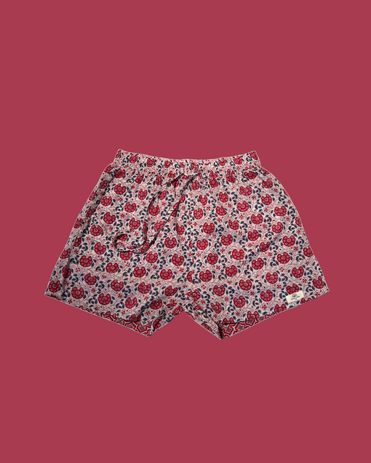  Maison Jaipur Paris - Short Jaipur Rouge en voile de coton