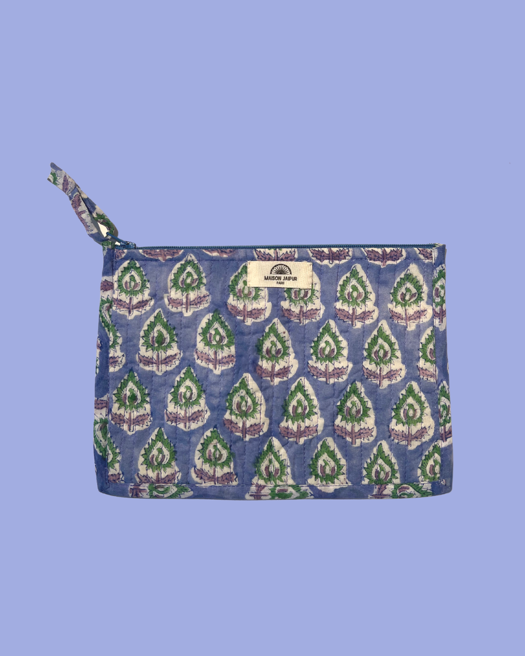 Maison Jaipur Paris - Pochette Bombay Violet en voile de coton
