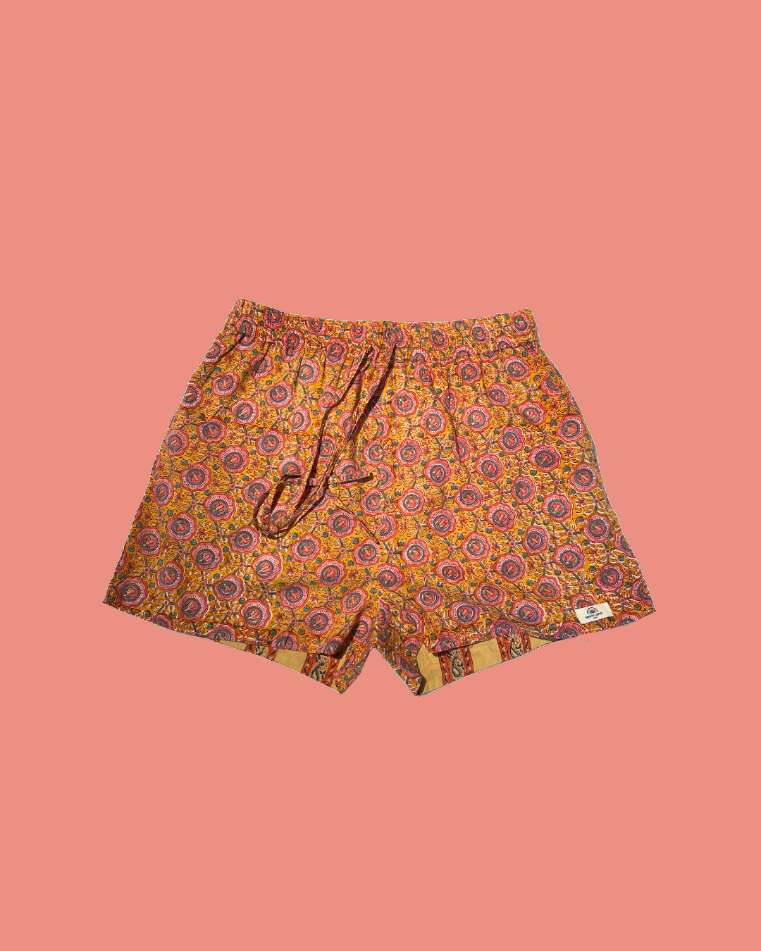  Maison Jaipur Paris - Short Jaipur Orange en voile de coton