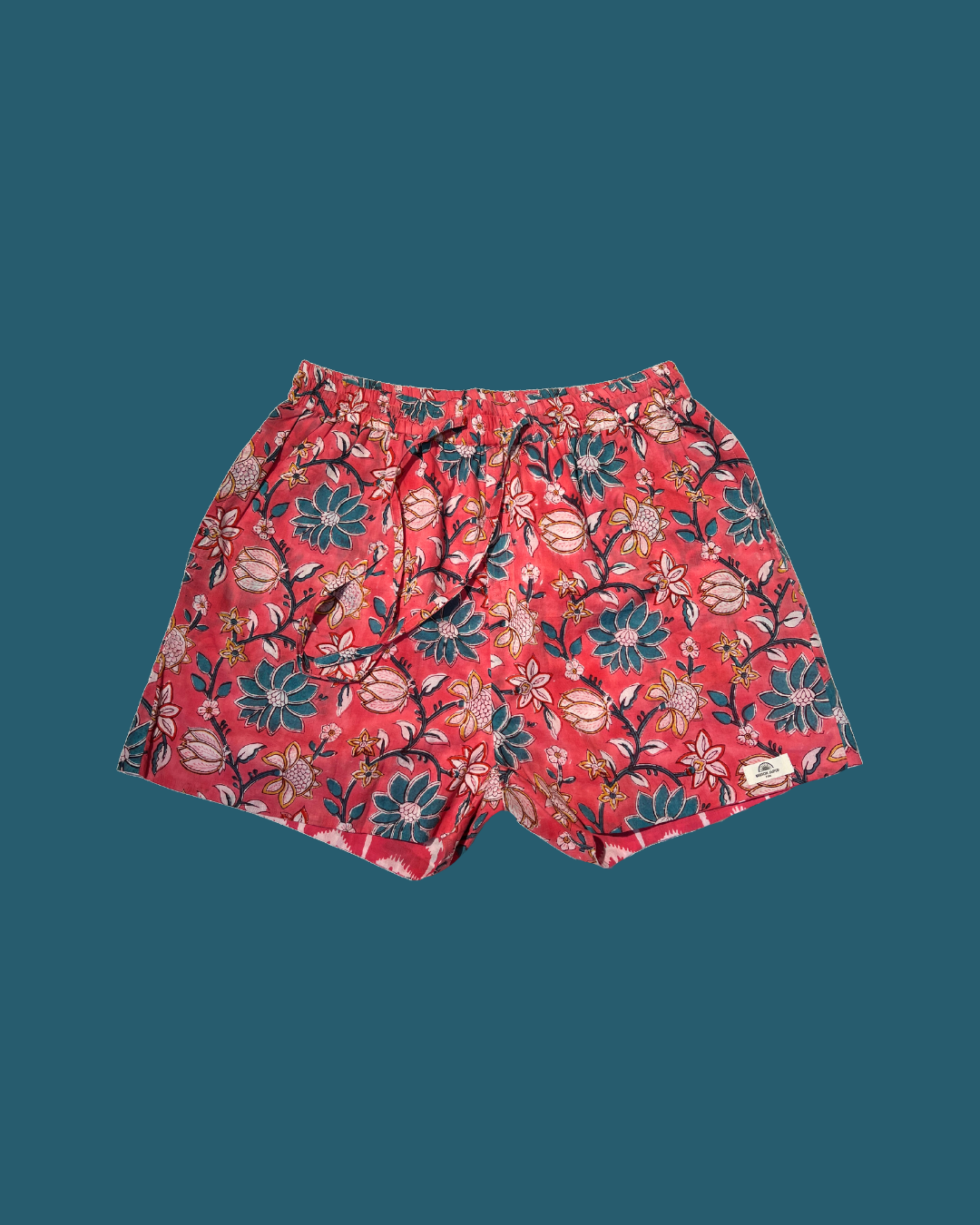  Maison Jaipur Paris - Short Jaipur Rouge en voile de coton