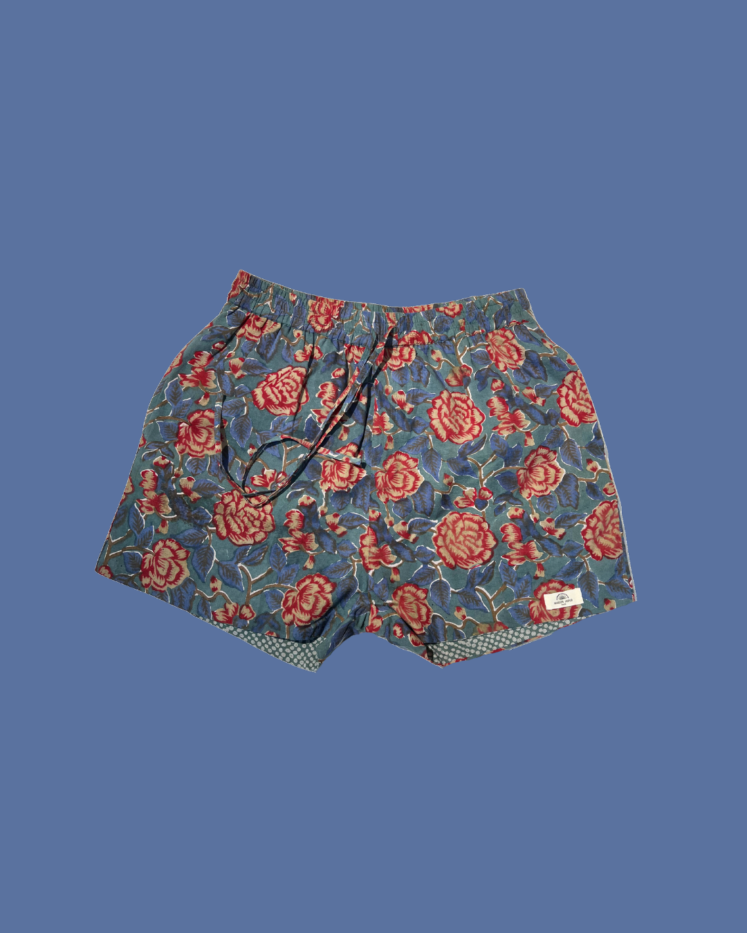  Maison Jaipur Paris - Short Jaipur Bleu en voile de coton
