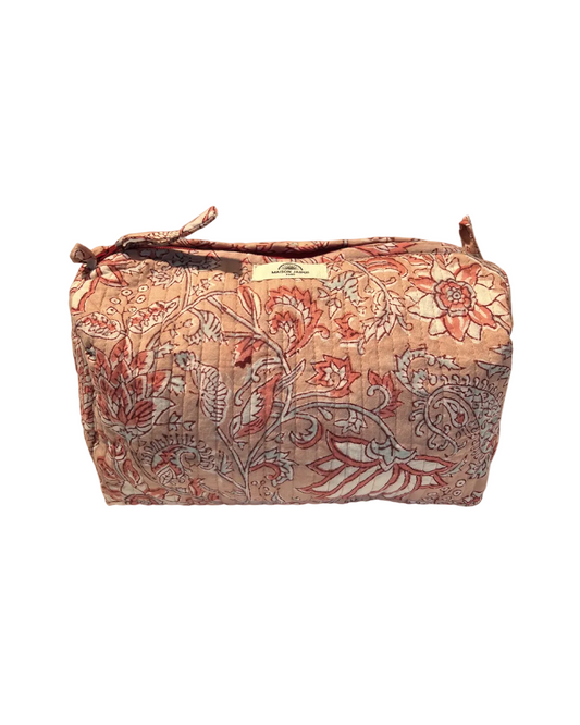 Maison Jaipur Paris - Pouch Delhi M Rose en voile de coton
