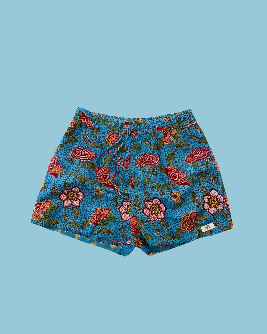  Maison Jaipur Paris - Short Jaipur Bleu en voile de coton