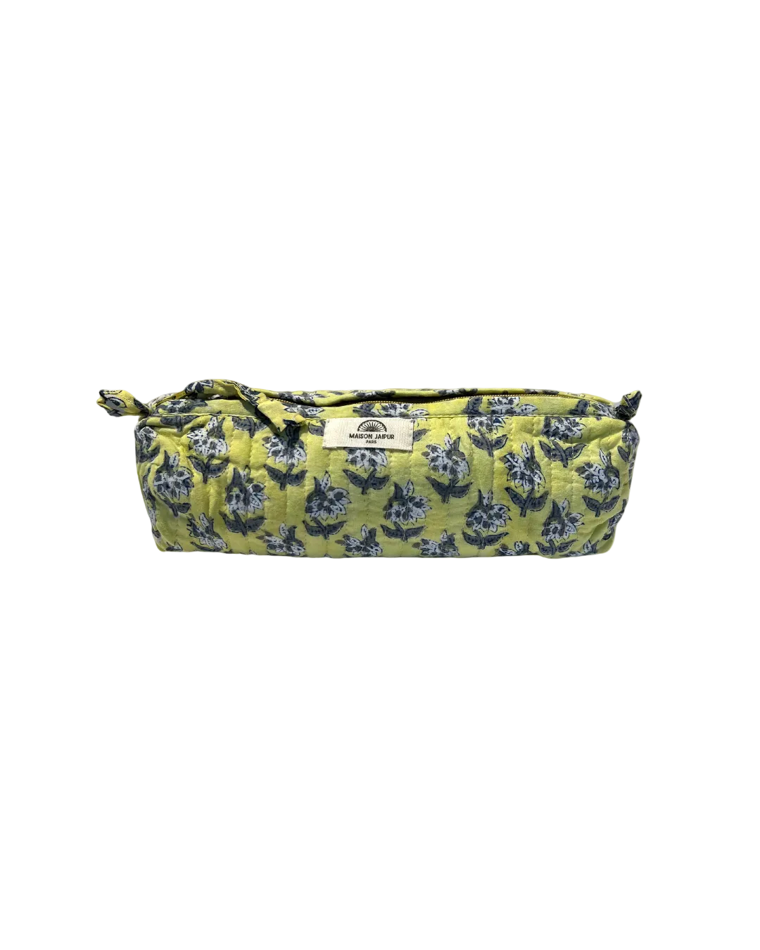 Maison Jaipur Paris - Trousse Indore Jaune en voile de coton