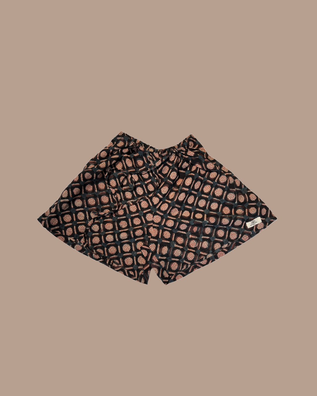 Maison Jaipur Paris - Short Goa Noir en voile de coton