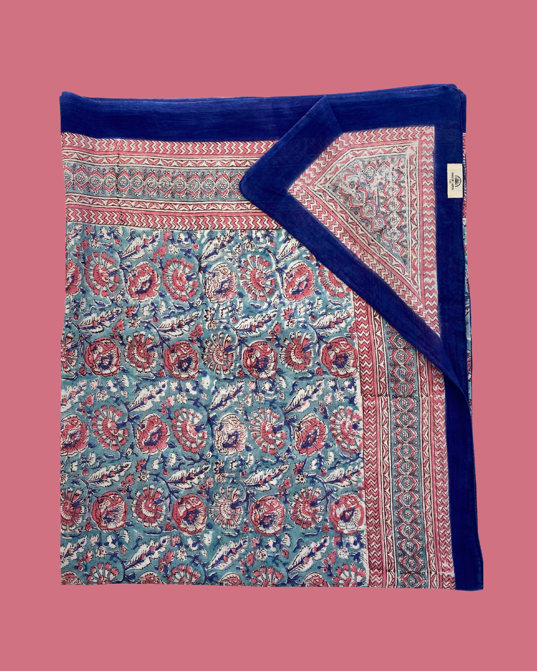 Maison Jaipur Paris - Pareo Pondichery Violet en voile de coton