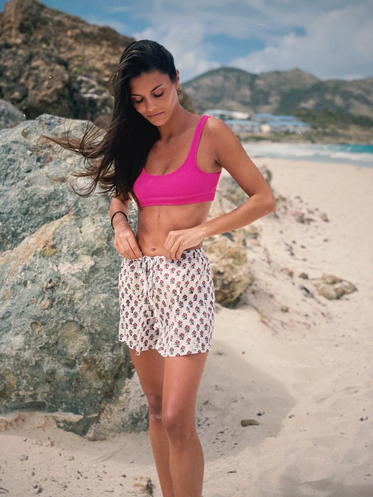 Maison Jaipur Paris - Short Goa en voile de coton
