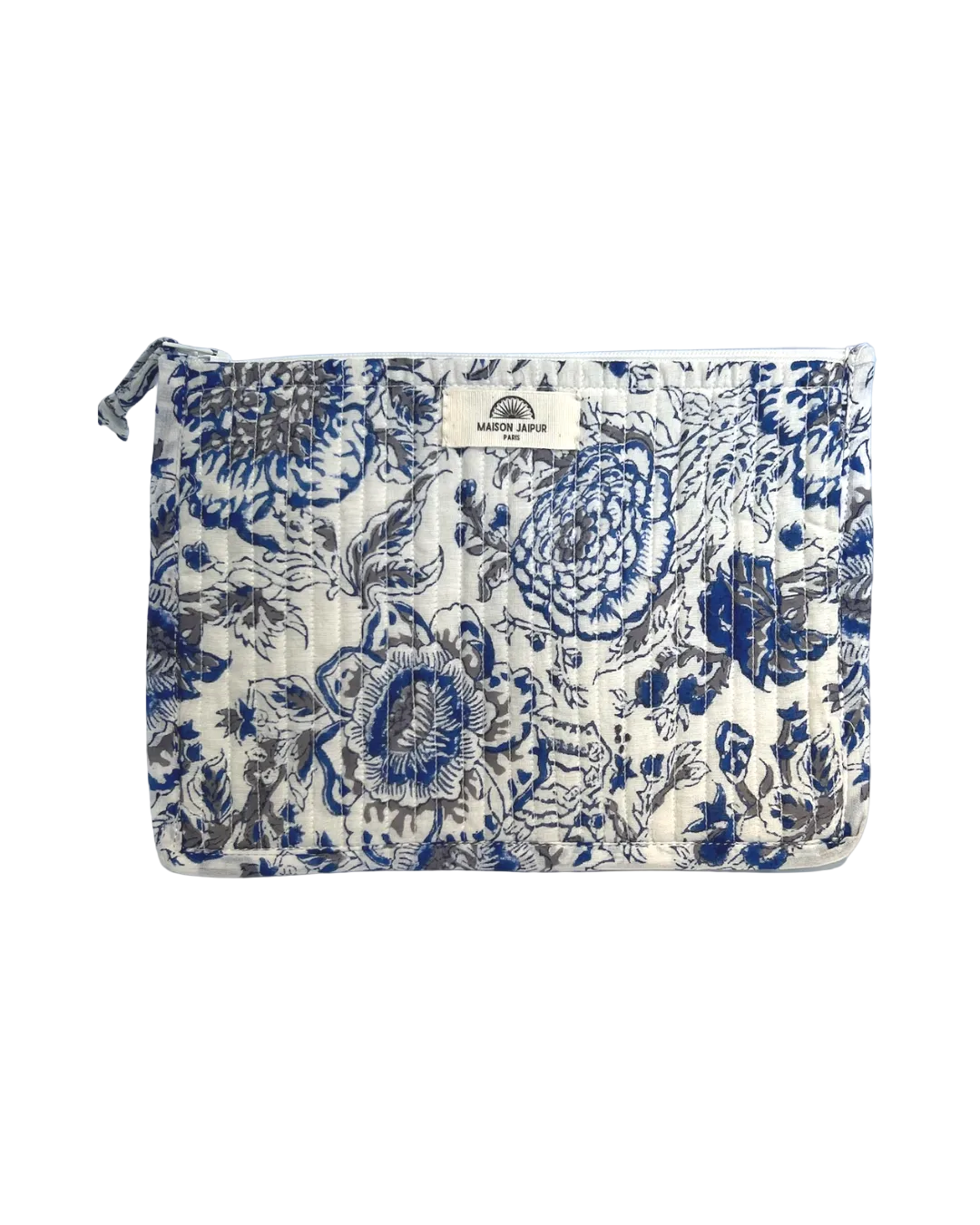 Maison Jaipur Paris - Pochette Bombay Blanc en voile de coton