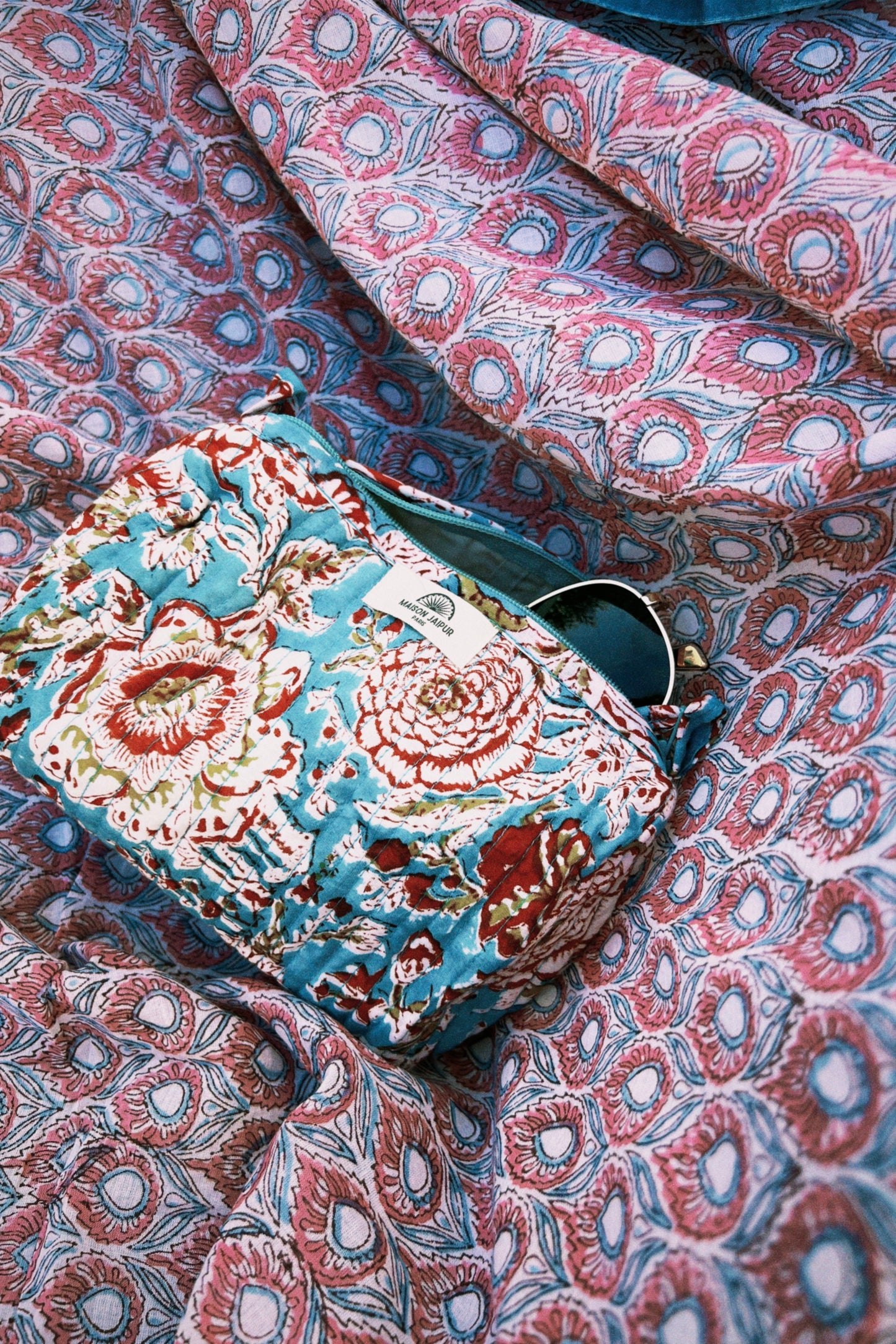 Maison Jaipur Paris - Pouch Delhi S en voile de coton