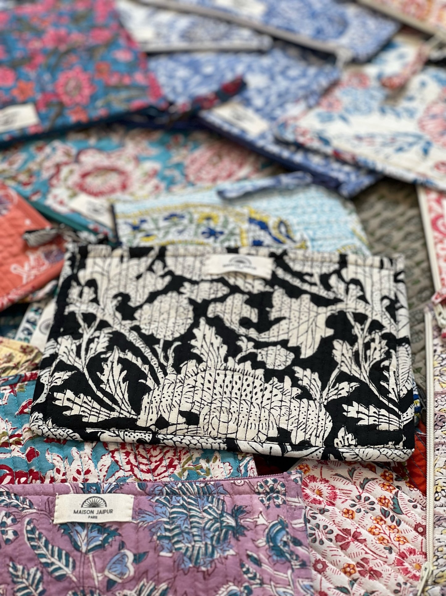 Maison Jaipur Paris - Pochette Bombay en voile de coton